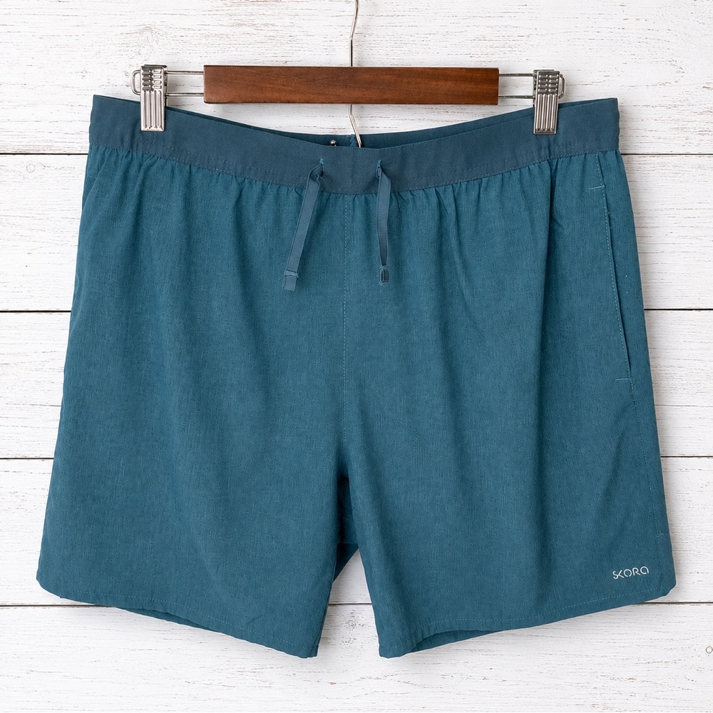 Skora “Qwick-Dry” Men’s Large Lined Athletic Shorts Stretch Performance